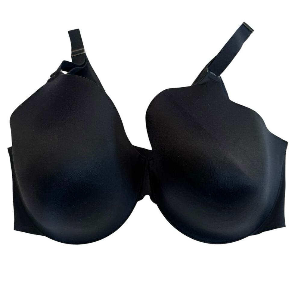 Soma Vanishing Back Full Coverage Underwire Bra Black Size 40DD Smooth Comfort
